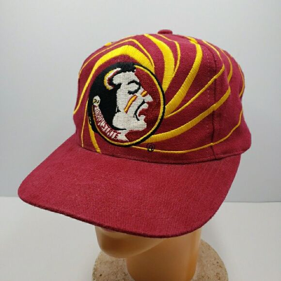 Vintage Florida State University Seminoles Drew Pearson Swirl Snapback Hat